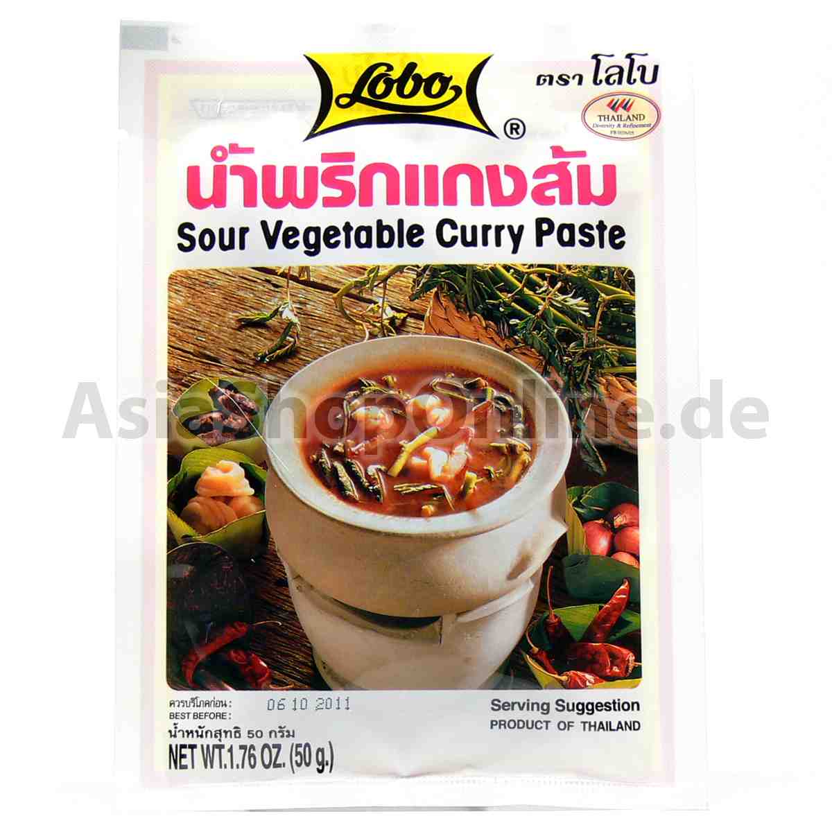 Saures Gemüse Currypaste - Lobo - 50g