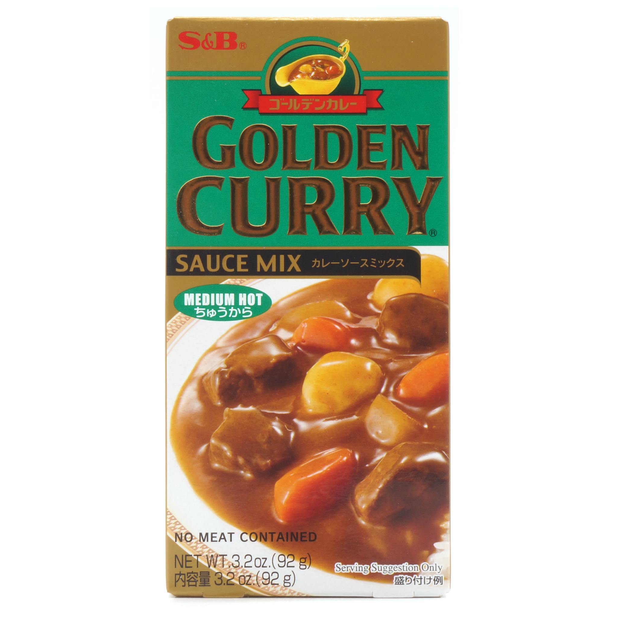 Golden Curry Medium Hot - S&B - 92g