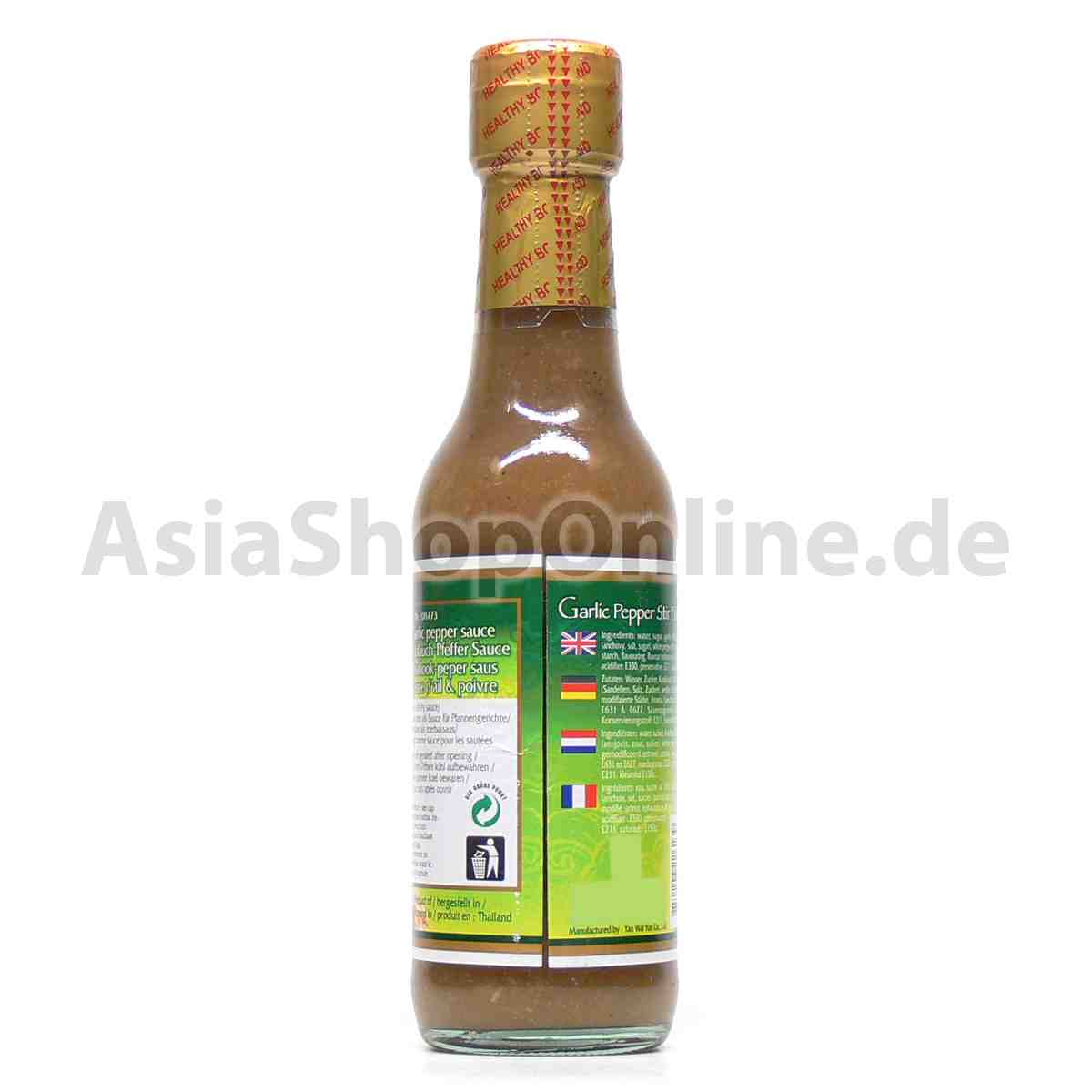 Knoblauch-Pfeffer-Sauce - Healthy Boy - 250ml