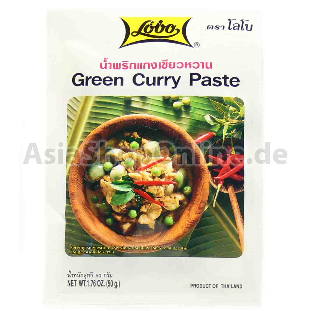 Grüne Currypaste - Lobo - 50g