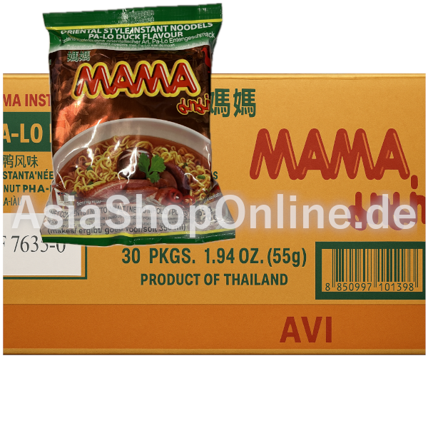 Instantnudeln Pa-Lo Ente Karton - Mama - 30x55g