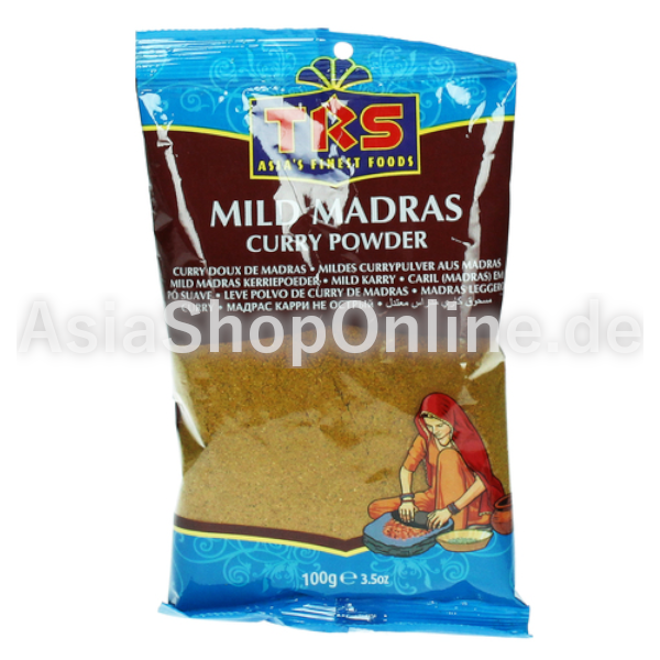 Madras Curry Pulver mild - TRS - 100g