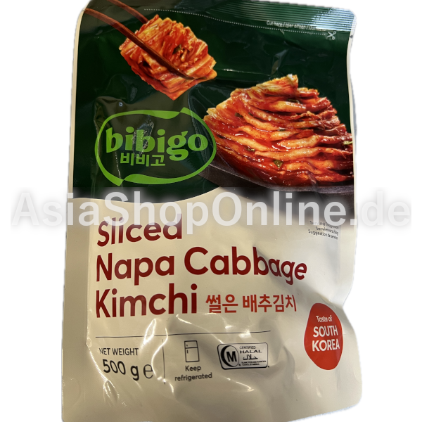 Kimchi Chinakohl geschnitten - Bibigo - 500g