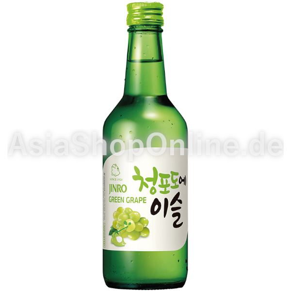 Soju Chamisul Green Grape 13% - Jinro - 350ml