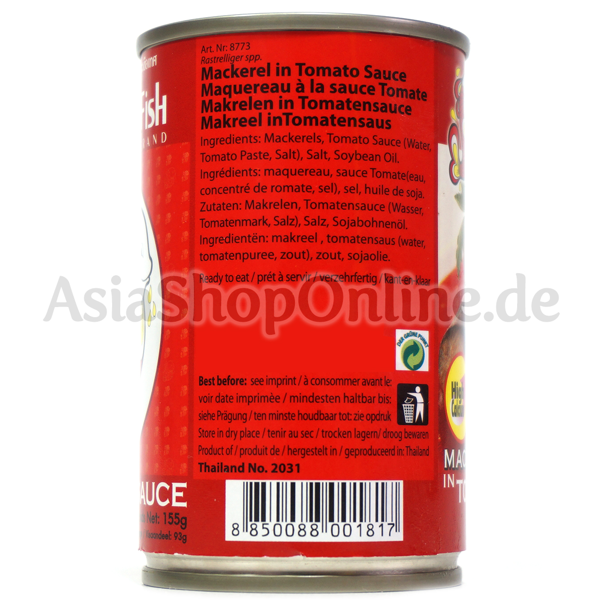 Makrelen in Tomatensauce - Smiling Fish - 93g