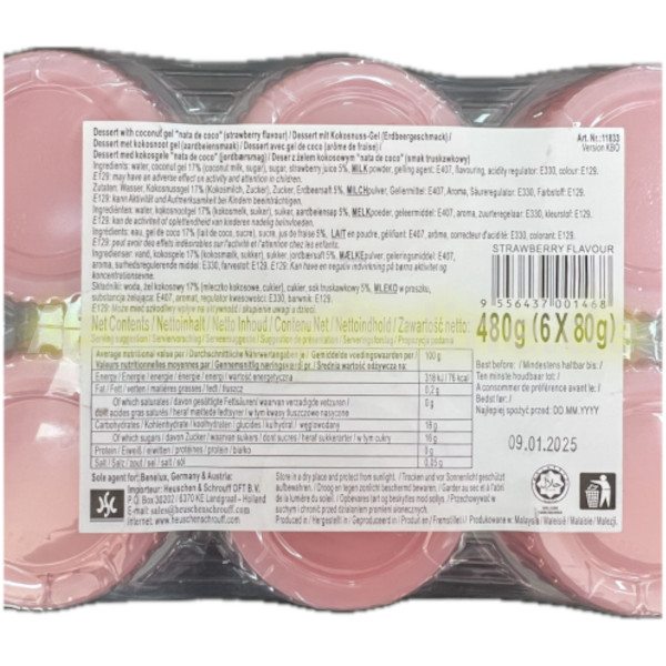 Jelly Pudding Erdbeergeschmack - Cocon - 480g