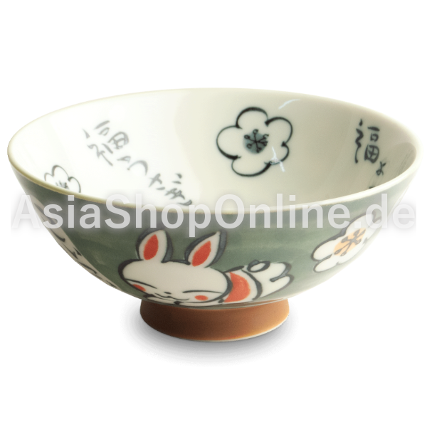 Schale 14 cm Kawaii Kaninchen Grün - EMRO - 1st