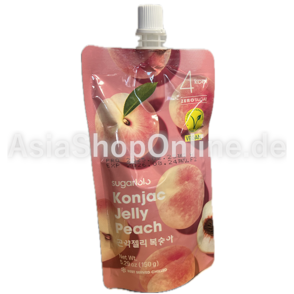 Konjac Jelly Pfirsich - Sugarlolo - 150g