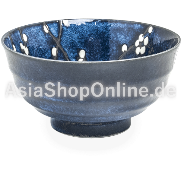 Schale 17 cm Hana blau - Edo Japan - 1 St