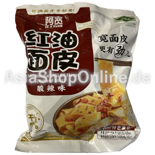 Bandnudeln Chiliöl Hot & Sour - Baijia - 115g