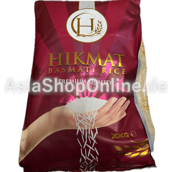 Hikmat Basmati Rice Extra Long 20kg - Hikmat Food - 20kg