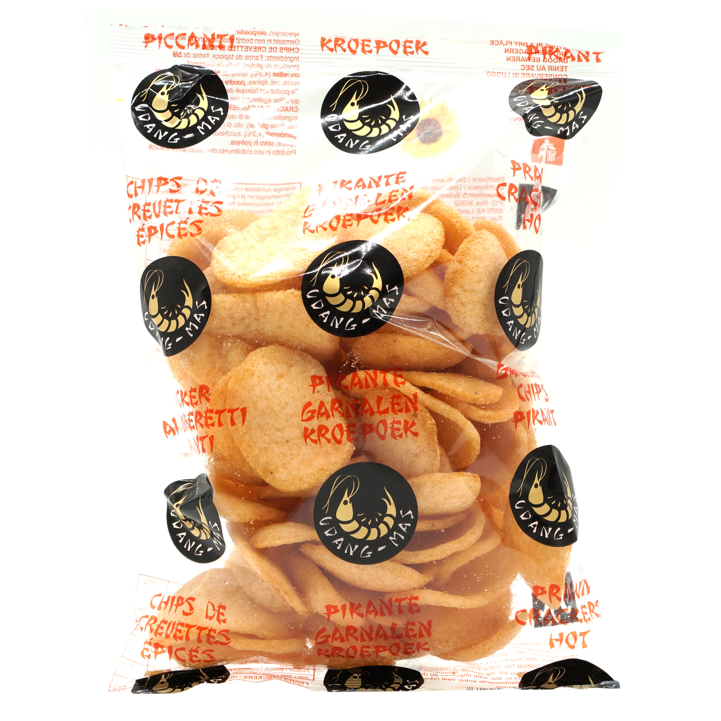 Scharfe Krabbenchips - Udang Mas - 80g