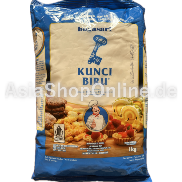Weizenmehl Kunci Biru - Bogasari - 1kg