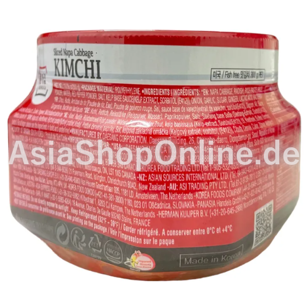 Kimchi Vegan - Jongga - 300g