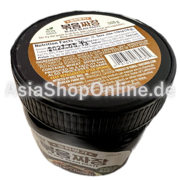 Schwarze Bohnen Paste (Jjajang) - Assi - 500gr