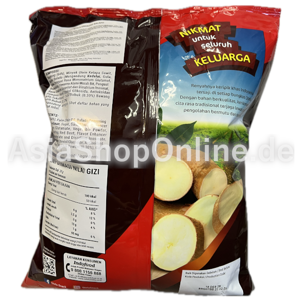 Cassava Chips scharf - Qtela - 175g