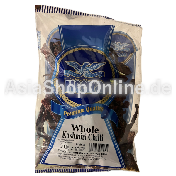 Chillies Whole Kashmiri - HEERA - 200g