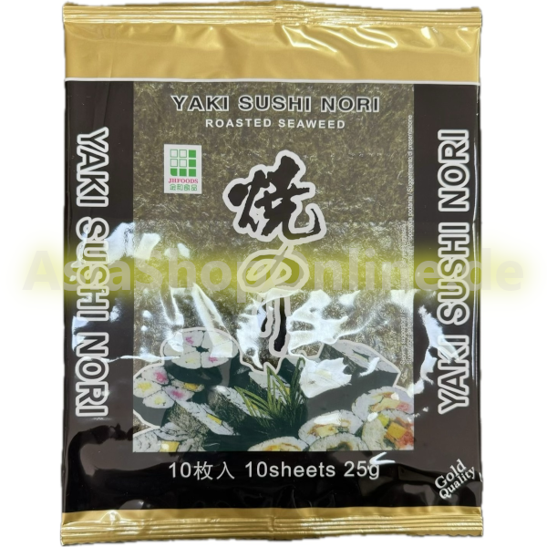 Yaki Nori Gerösteter Seetang (Gold) - JHFood - 25g