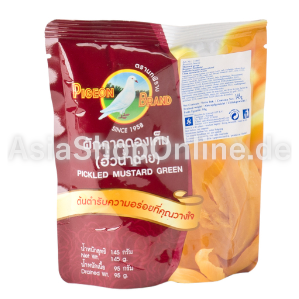Brauner Senfkohl eingelegt - Pigeon - 95g Brauner Senfkohl eingelegt - Pigeon - 95g