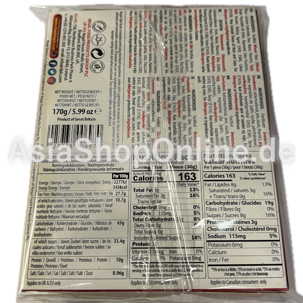 Original Cake Rusk (8Stk) - REGAL - 165g