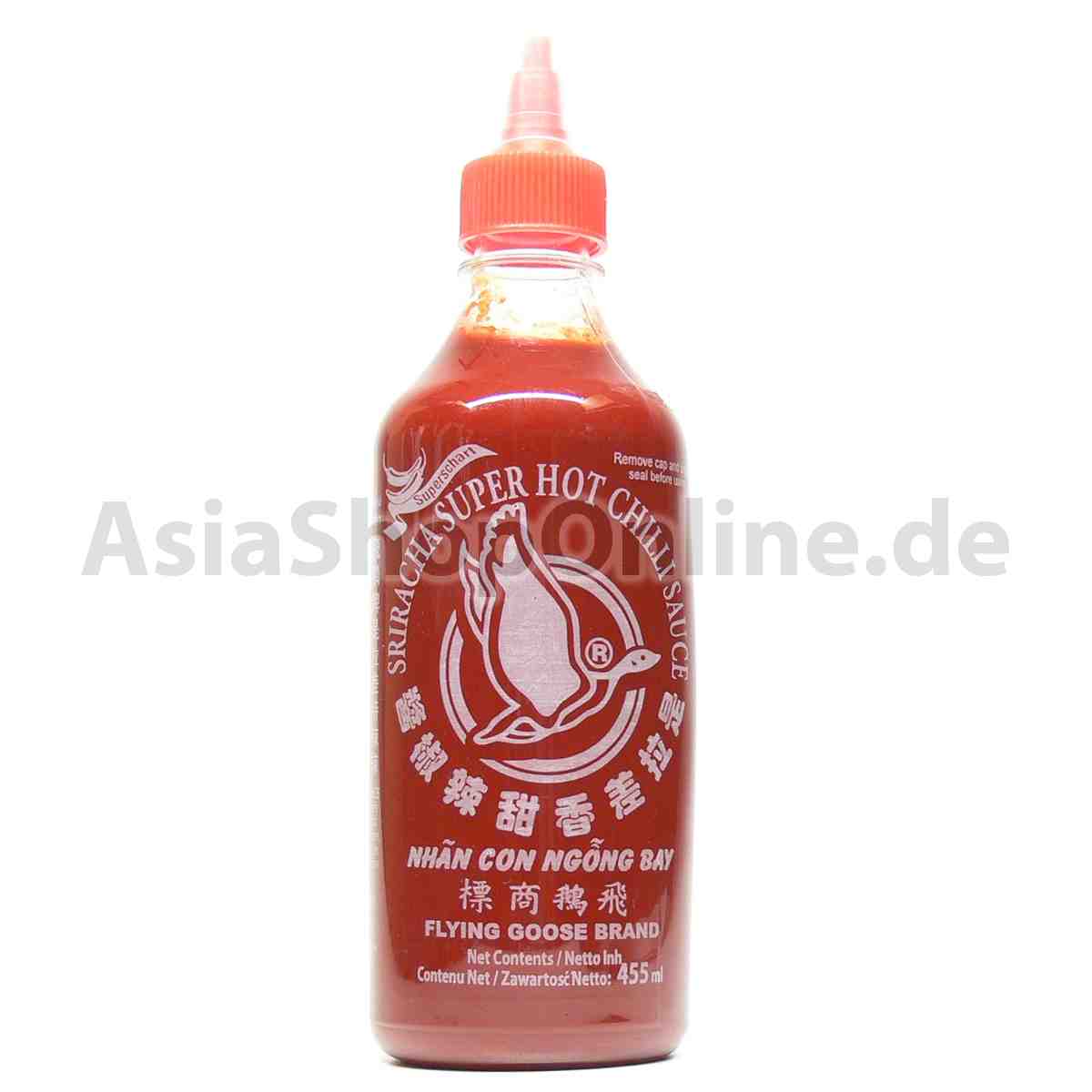 Sriracha Super Hot Chili Sauce - Flying Goose - 455ml