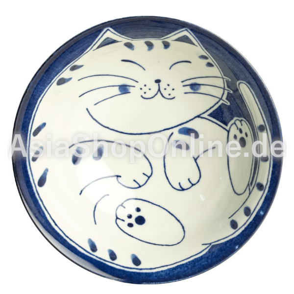 Bowl Blaue Katze 20,5 cm - Emro - 1 Stk