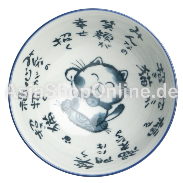 Schale 14 cm Kawaii Katze Blau - EMRO - 1st