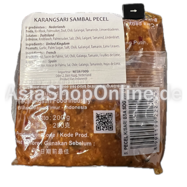 Erdnuss Soße Mild Scharf - Karangsari - 200g