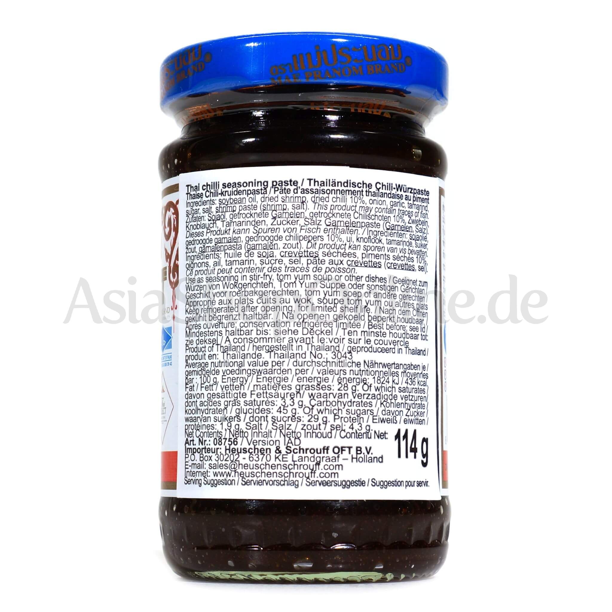 Thai Chili Paste - Mae Pranom - 114g