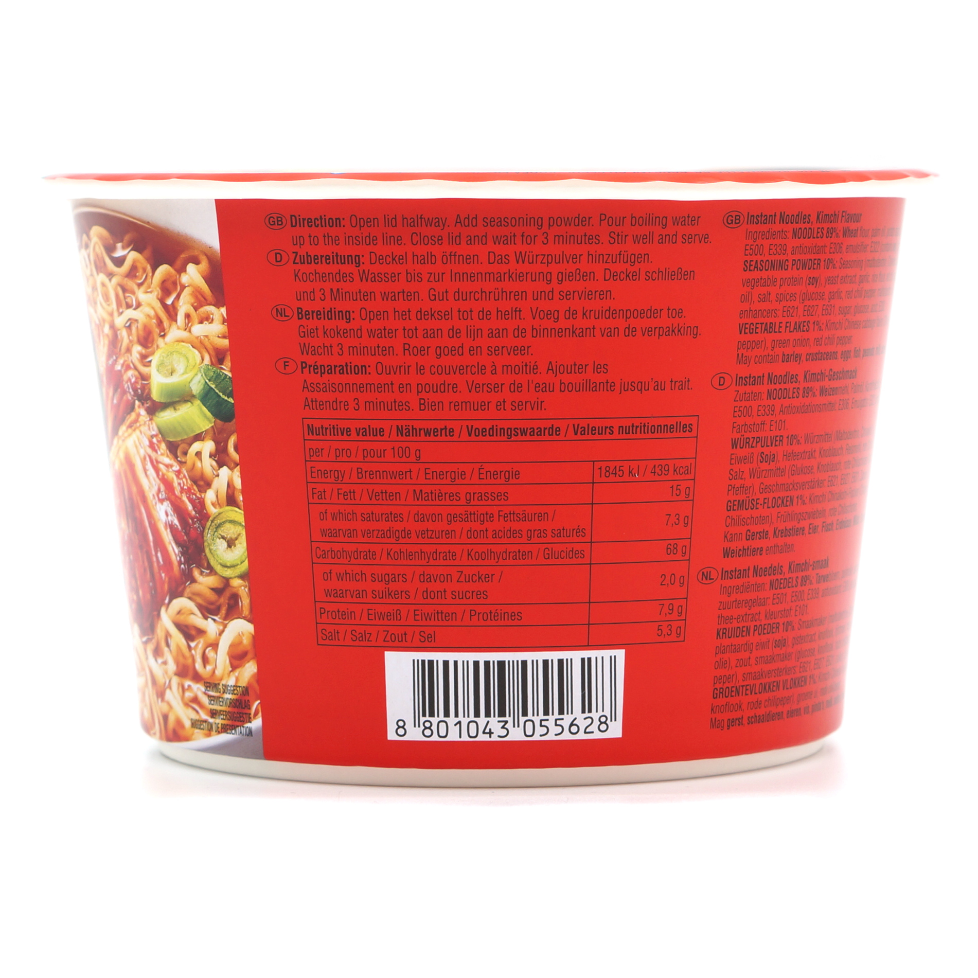 Bowl Noodle Kimchi - Nong Shim - 100g