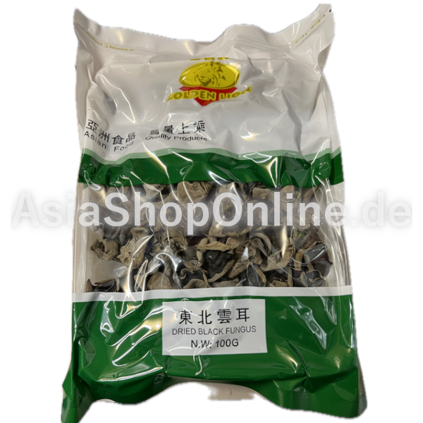 Pilze getrocknet Black Fungus - Golden Lion - 100g