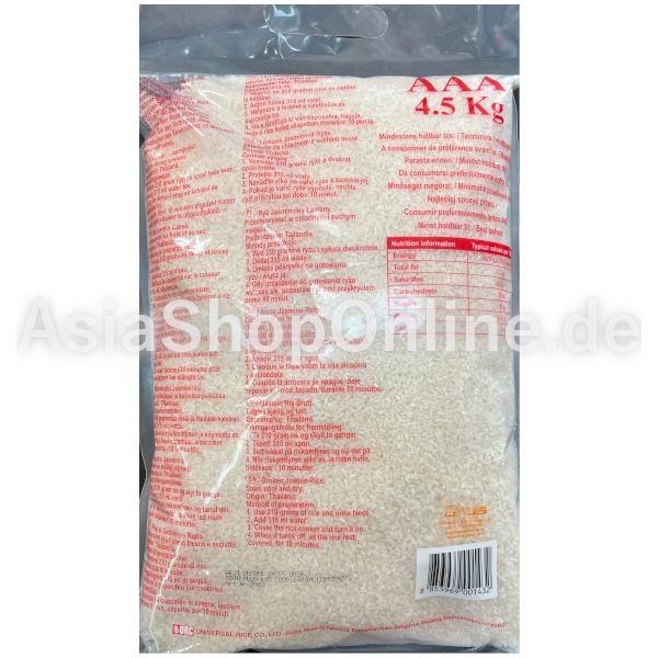 Jasminreis Gebrochen - Royal Thai - 4,5kg