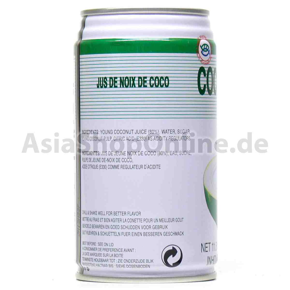 Kokosgetränk Kokosnektar 80% - Foco - 350ml