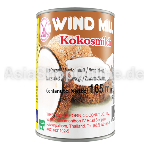 Kokosmilch Kokosnussmilch - Windmill Oriental Foods - 165 ml