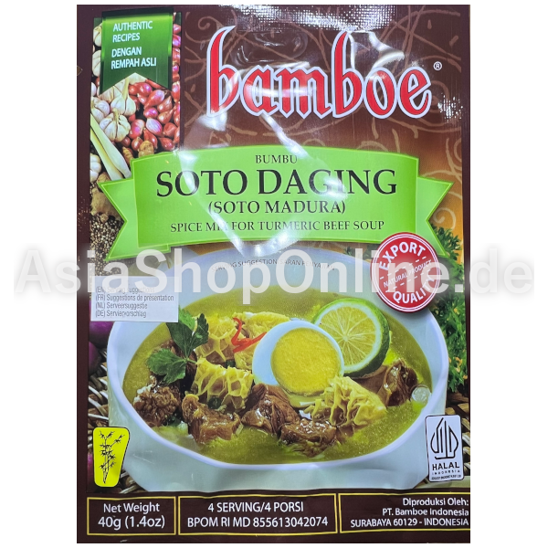 Gewürzpaste für Madura Rindfleisch Suppe - Bamboe - 40g