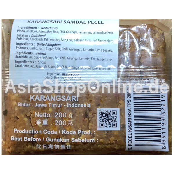 Erdnuss Soße - Karangsari - 200g