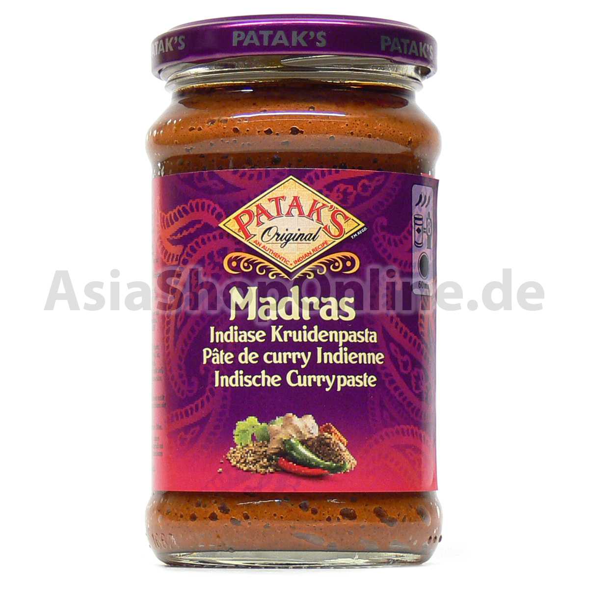 Madras Currypaste - Pataks - 283g