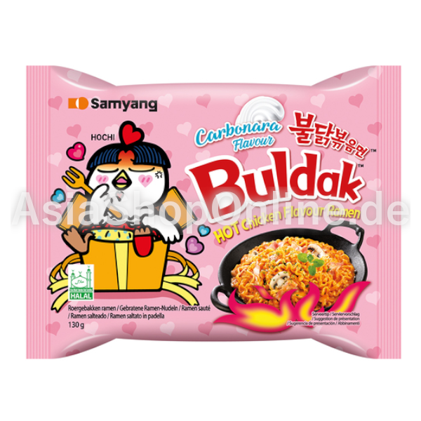 Buldak Carbonara scharfe Instantnundeln - Samyang - 130g