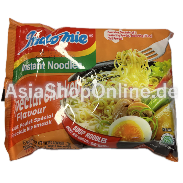 Instant-Nudeln Hühnergeschmack Spezial - Indomie - 75 g