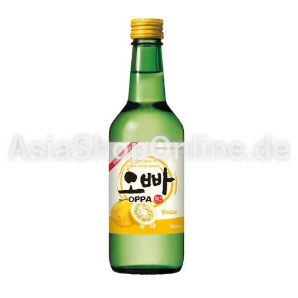 Soju Drinks Yuzu 12% - Oppa - 360ml