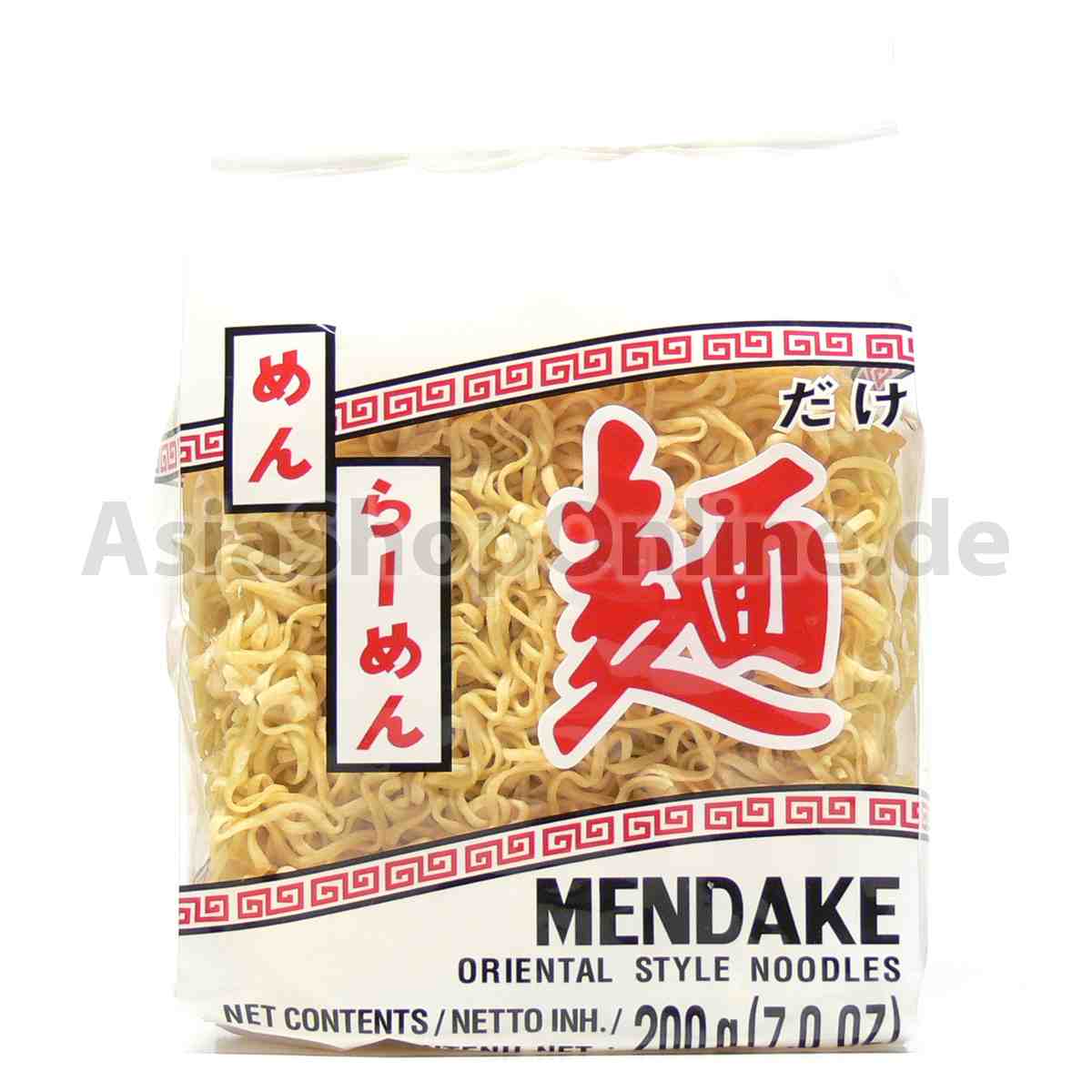 Nudeln für japanische Ramensuppe - Mendake - 200 g