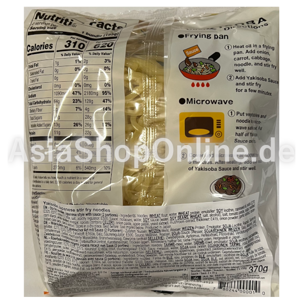 Instant Yakisoba Nudeln - Otafuku - 370g