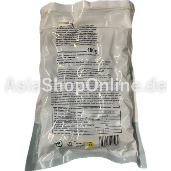 Pilze getrocknet Black Fungus - Golden Lion - 100g