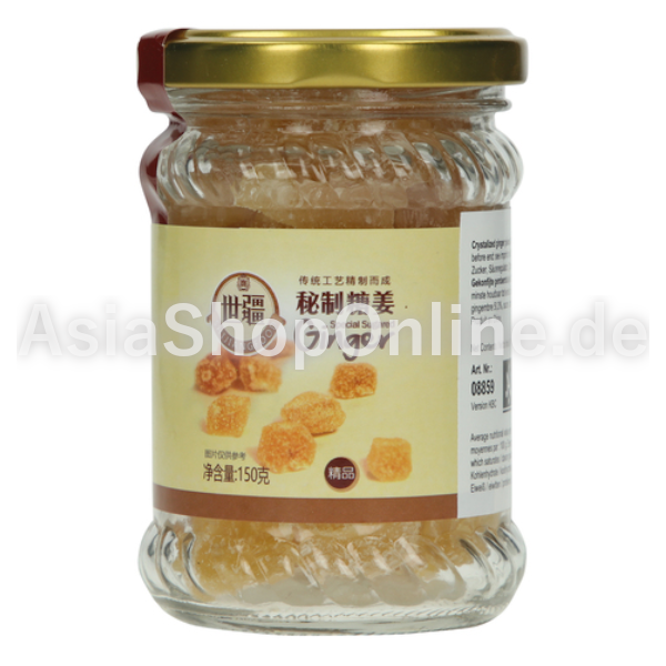 Kandierte Ingwerstückchen - Shijiang Foods - 150g