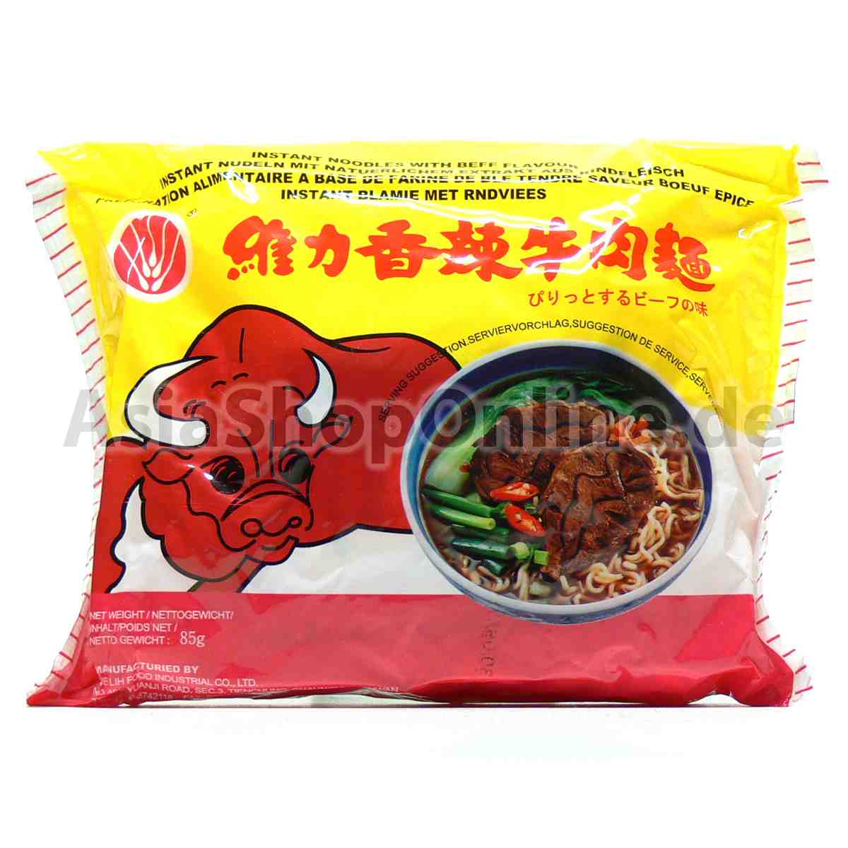 Instant-Nudeln Rindfleischgeschmack - Wei Lih - 85g