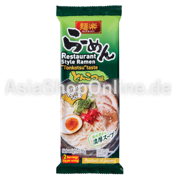 Menraku RAMEN Tonkotsu TASTE - Hikari - 186g