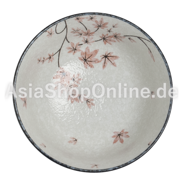 Schale D17cm H8,7cm Ahornblatt - EDO Japan - 1st