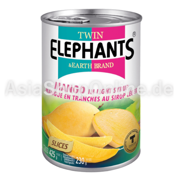 Mangoscheiben leicht gezuckert - Twin Elephants - 230g