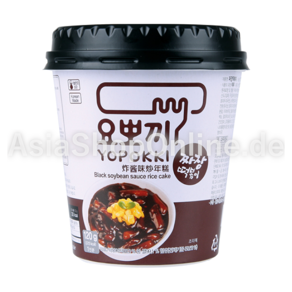 Jjajang Topokki (Reiskuchen) - Yopokki - 120g