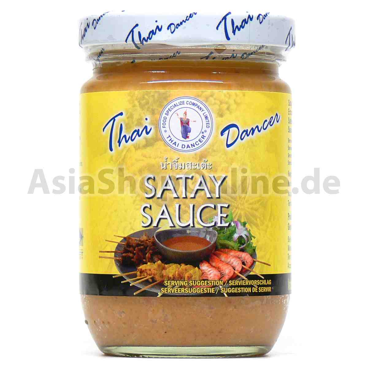 Erdnuss-Sauce Saté-Sauce Sataysauce - Thai Dancer - 227g